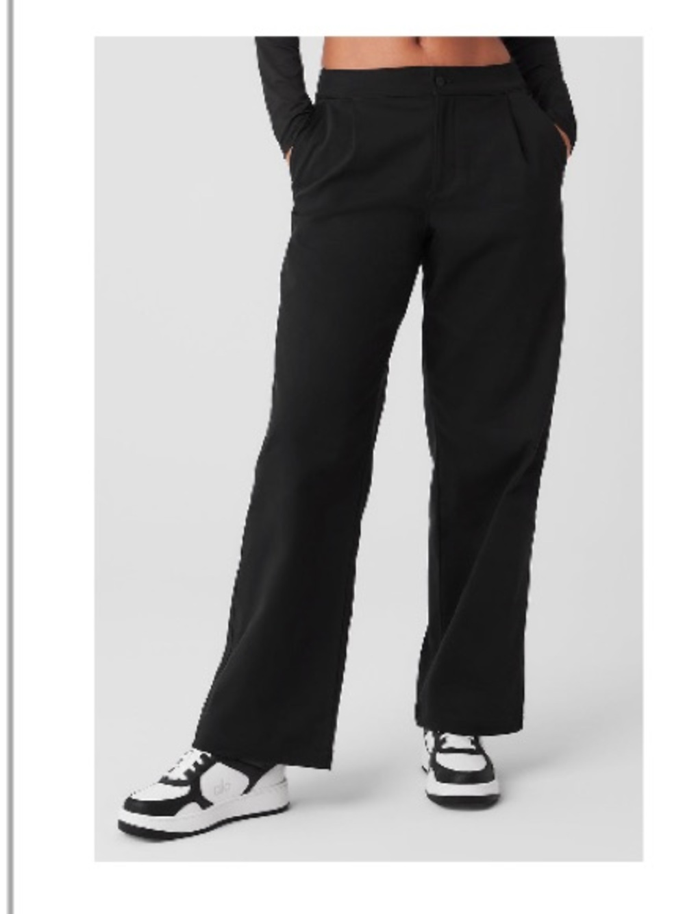 Alo Black Trousers